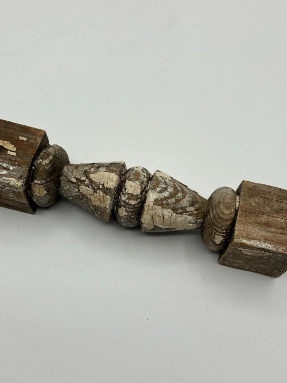 Architectural Salvage Wood Trim Baluster Mini Column Chippy